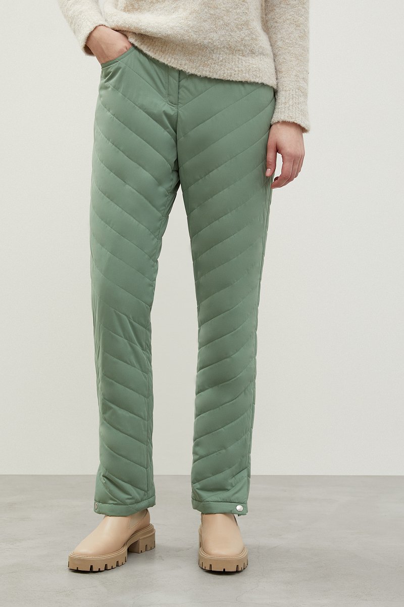 Стеганые утепленные брюки, Модель FWC110102, Фото №2