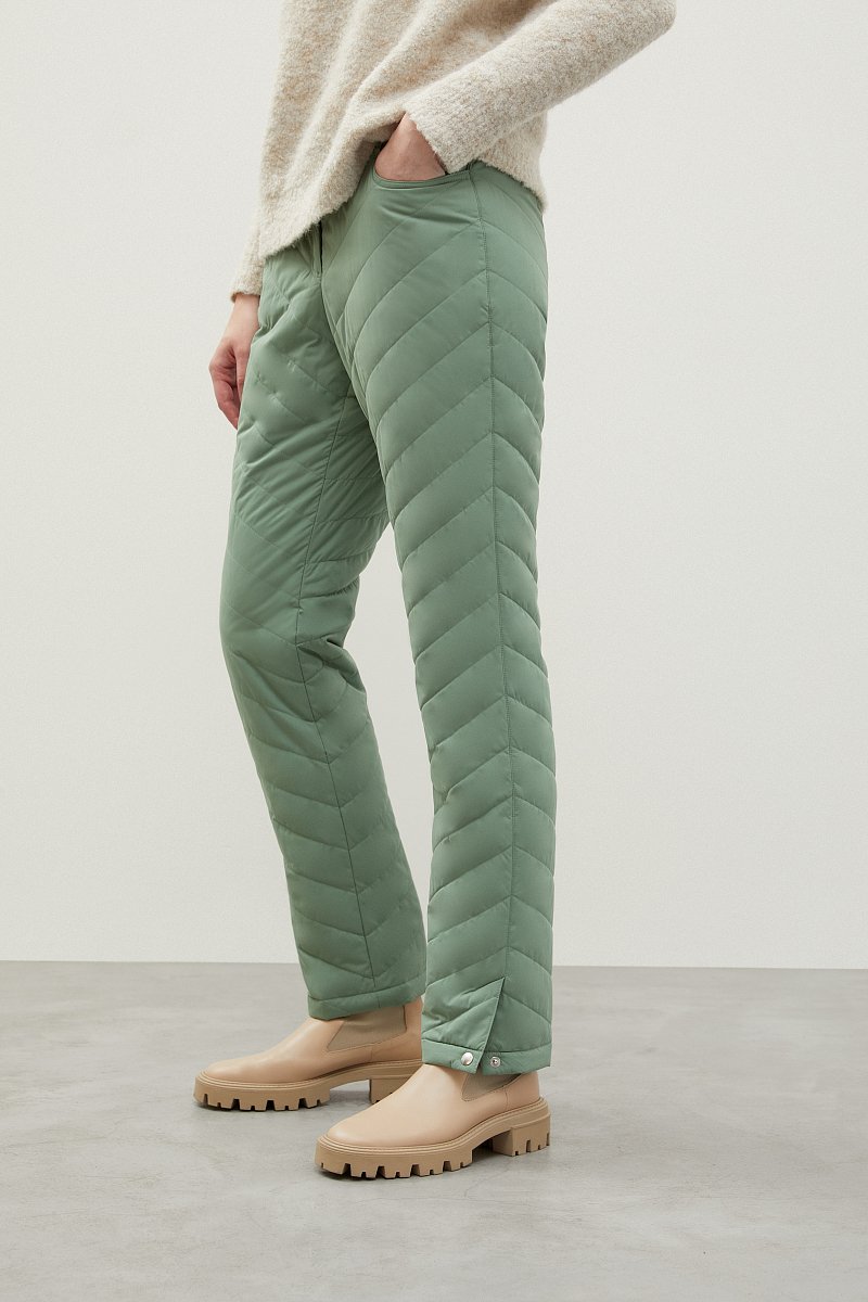 Стеганые утепленные брюки, Модель FWC110102, Фото №3