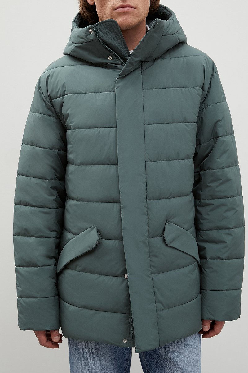 Стеганая куртка с капюшоном, Модель FWC21003, Фото №3