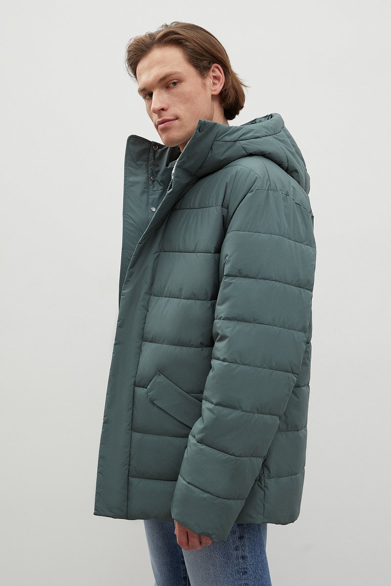 Стеганая куртка с капюшоном, Модель FWC21003, Фото №4