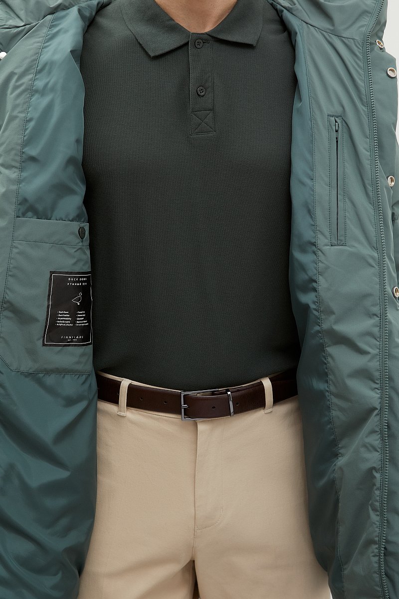 Стеганое пуховое пальто с капюшоном, Модель FWC21017, Фото №8