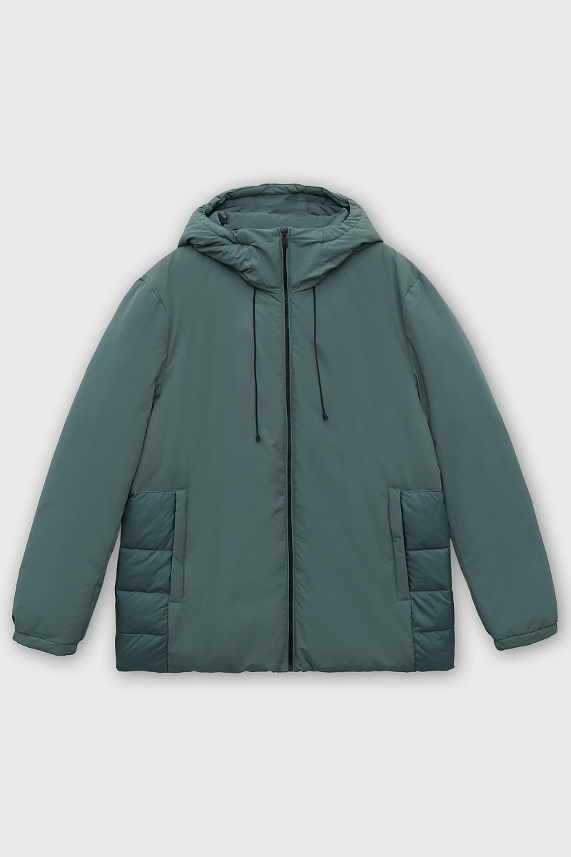 Утепленная куртка oversize с капюшоном, Модель FWC21041, Фото №9