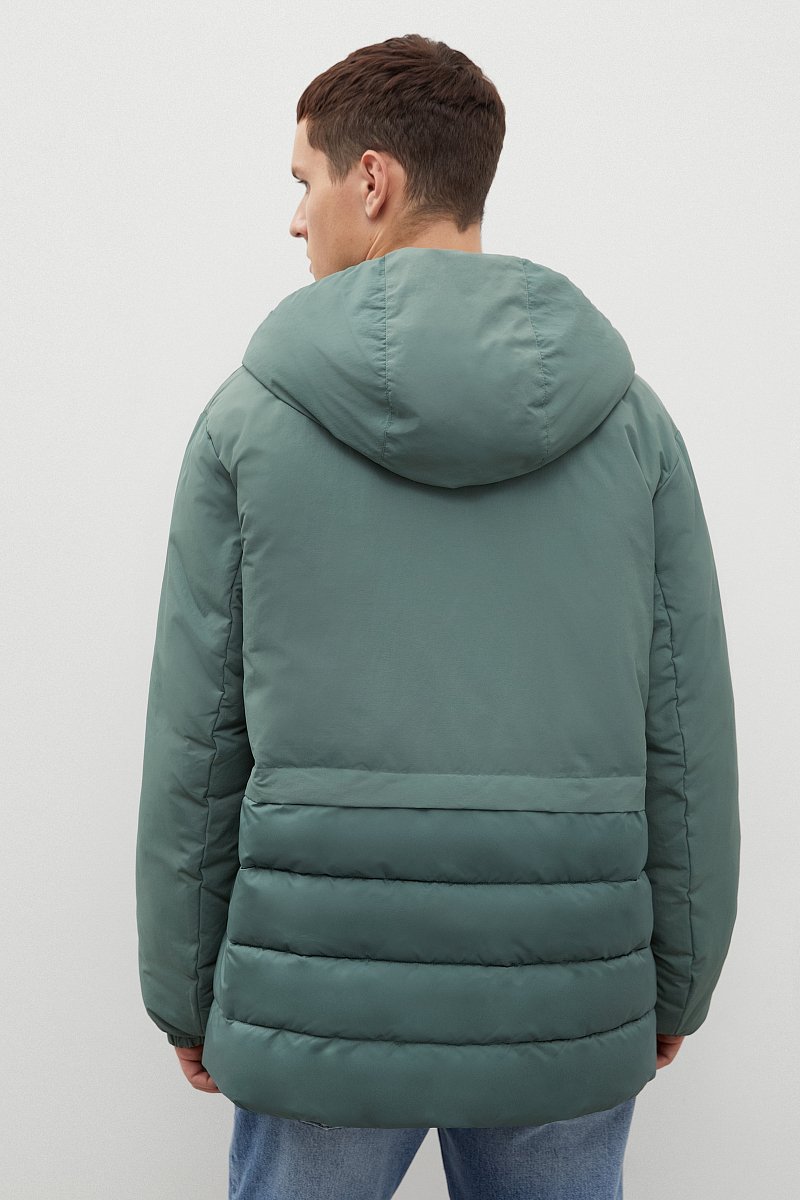 Утепленная куртка oversize с капюшоном, Модель FWC21041, Фото №5