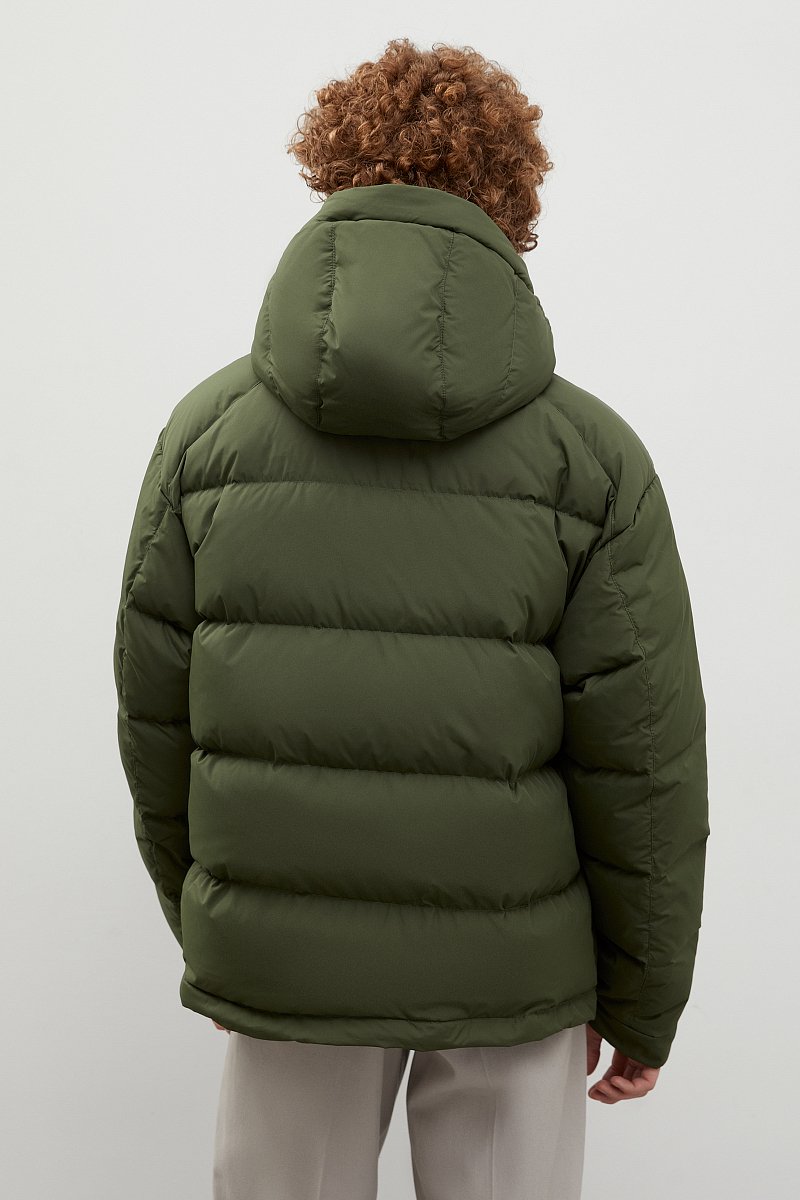 Стеганый пуховик oversize силуэта, Модель FWC21026, Фото №5