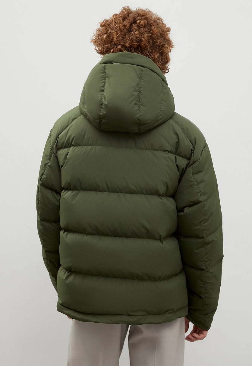 Стеганый пуховик oversize силуэта, Модель FWC21026, Фото №5