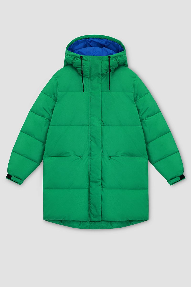 Стеганая утепленная куртка с капюшоном, Модель FWC11054, Фото №10
