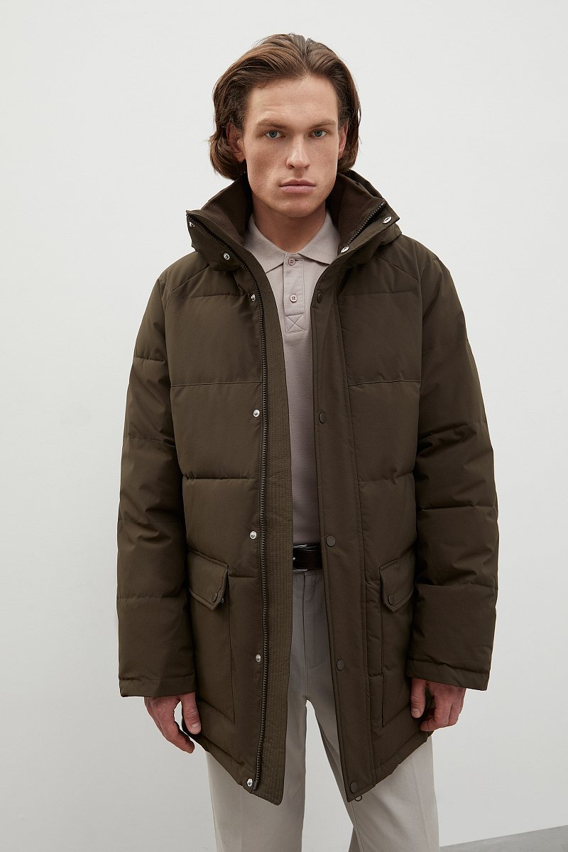 Стеганая куртка с капюшоном, Модель FWC21011, Фото №1