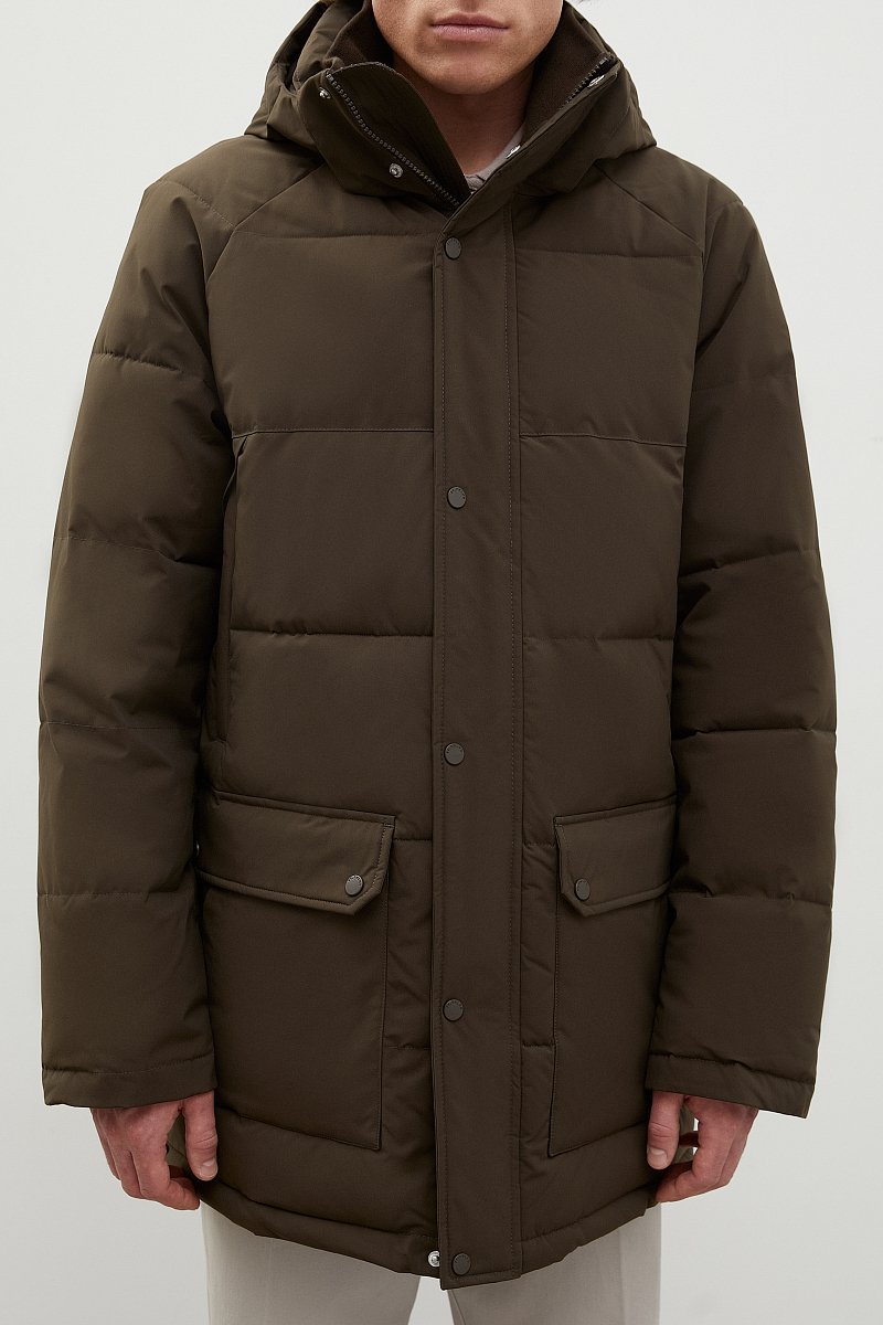 Стеганая куртка с капюшоном, Модель FWC21011, Фото №3