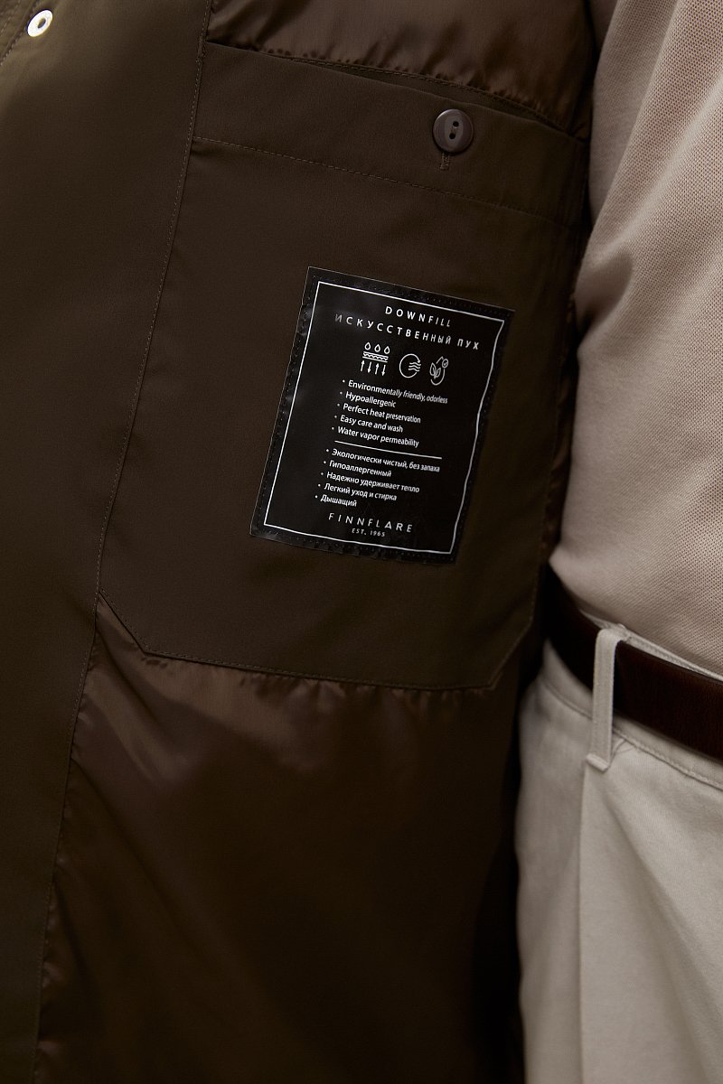 Стеганая куртка с капюшоном, Модель FWC21011, Фото №7