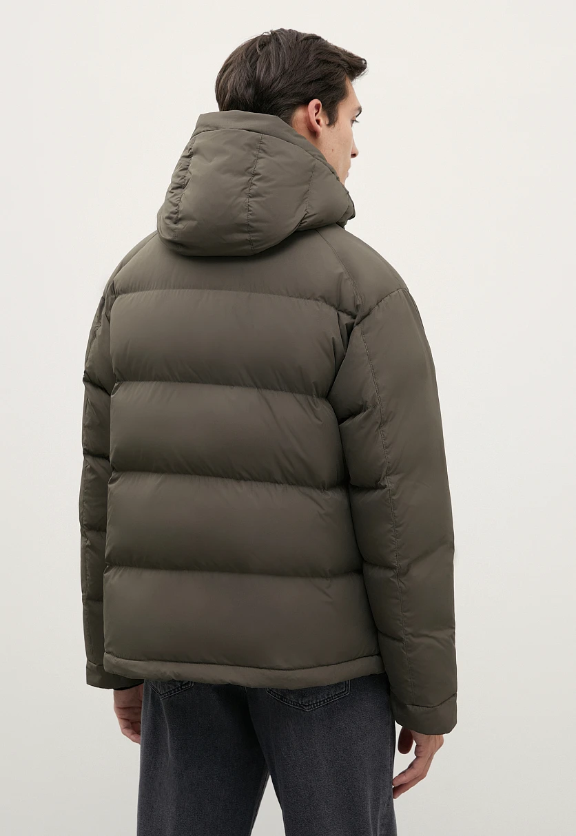 Стеганый пуховик oversize силуэта, Модель FWC21026, Фото №5