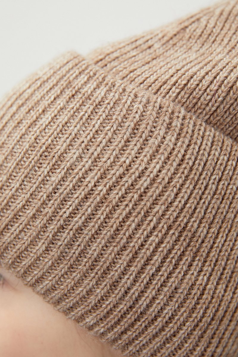 Базовая шапка с добавлением шерсти, Модель FWC11162, Фото №4