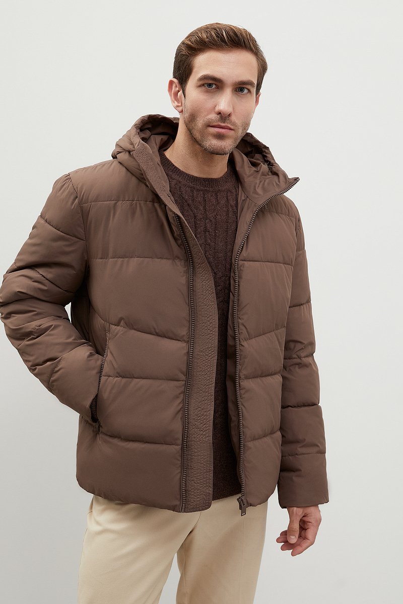 Стеганая куртка с капюшоном, Модель FWC21025, Фото №1