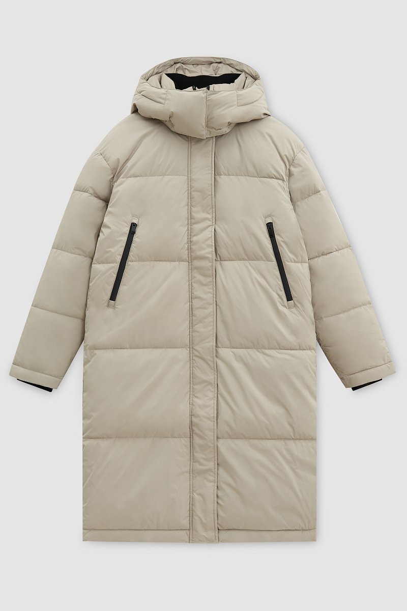 Стеганое утепленное пальто oversize силуэта, Модель FWC11046, Фото №9