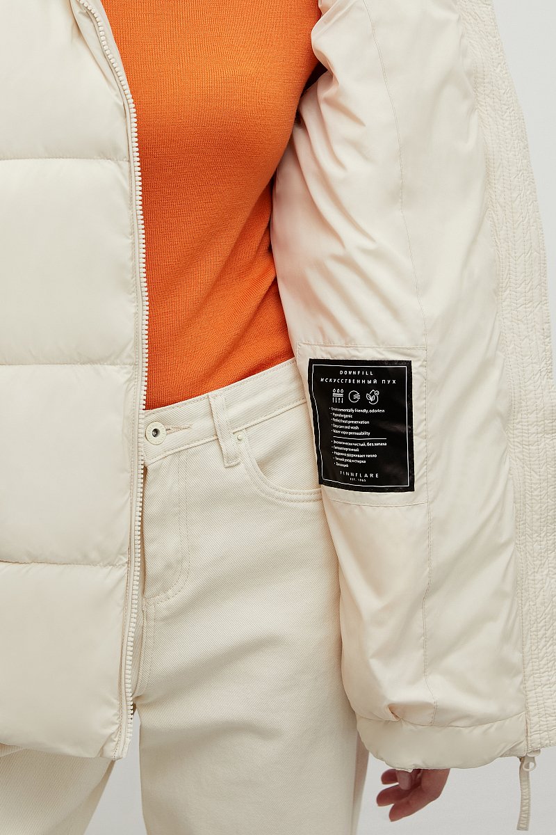 Стеганая куртка с капюшоном, Модель FWC11014, Фото №7