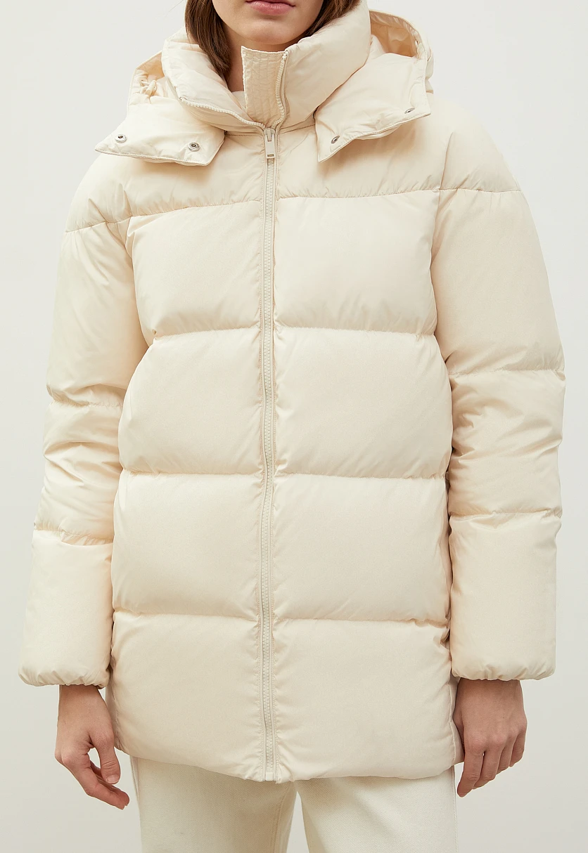 Стеганый пуховик oversize силуэта, Модель FWC11026, Фото №3