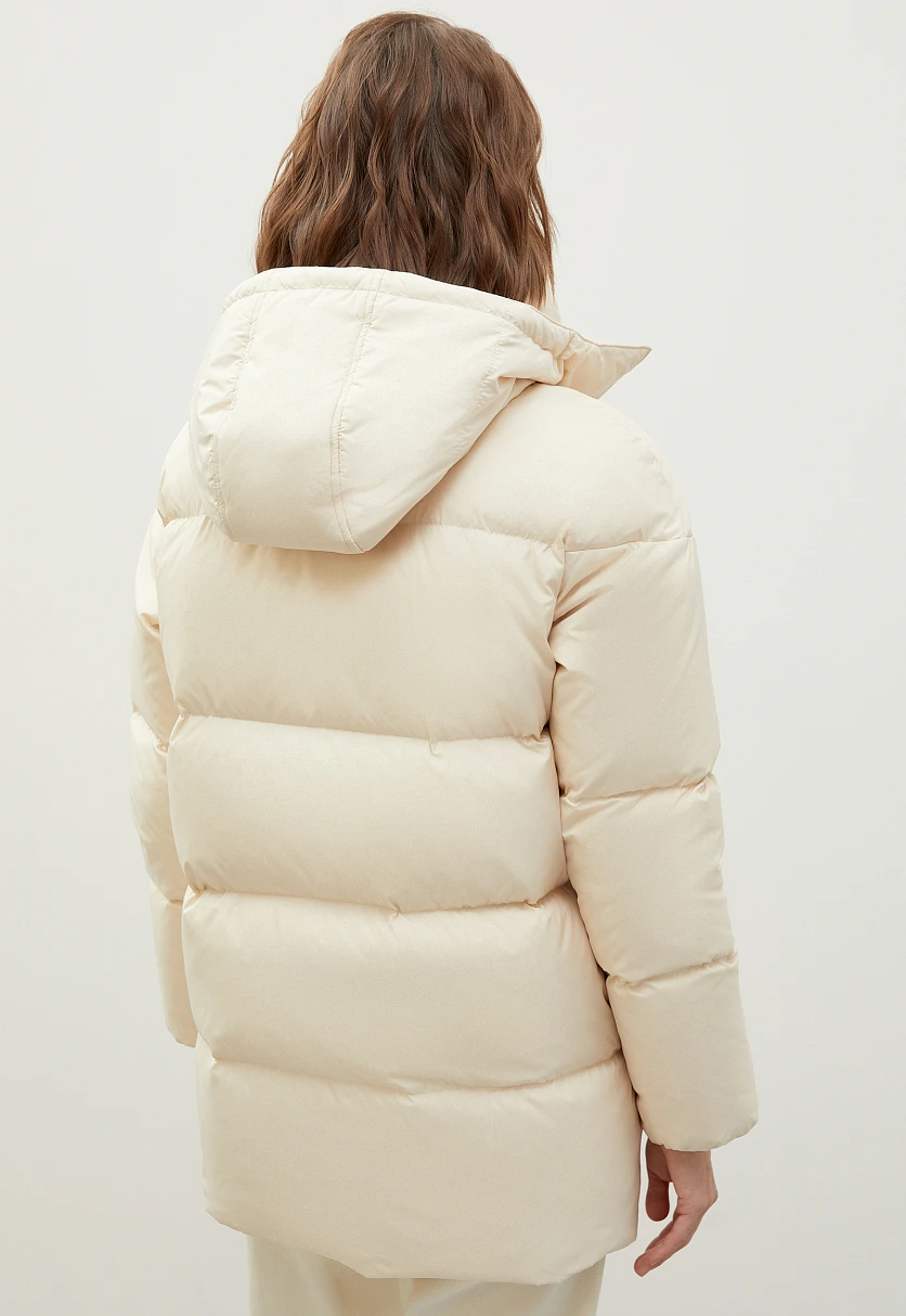 Стеганый пуховик oversize силуэта, Модель FWC11026, Фото №5
