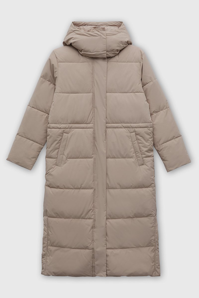 Утепленное пальто с талией на кулиске, Модель FWC11000, Фото №8