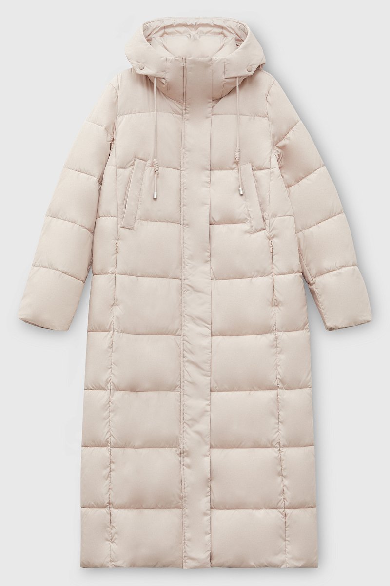 Утепленное пальто с капюшоном, Модель FWC11016, Фото №9
