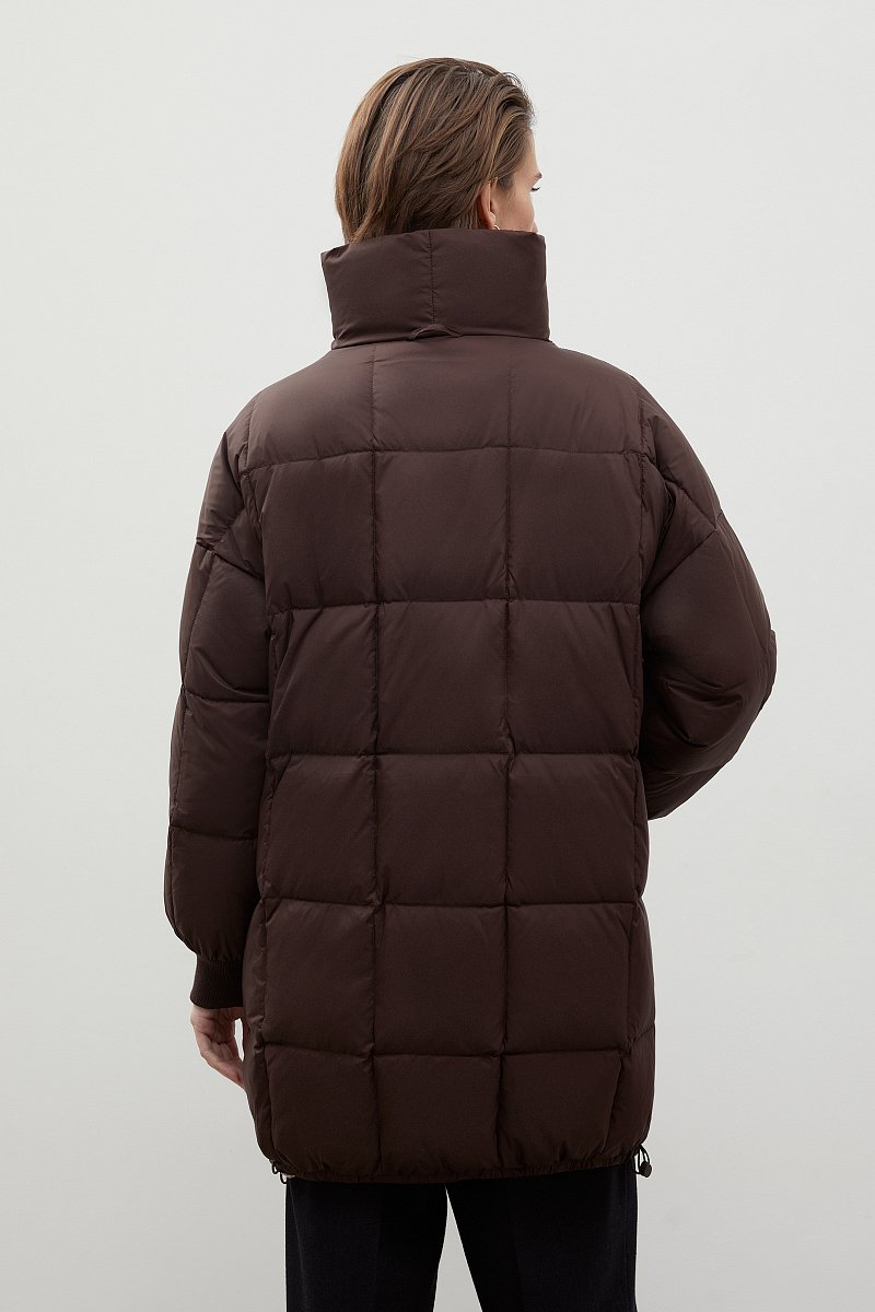 Двустороннее пуховое пальто, Модель FWC11099, Фото №9