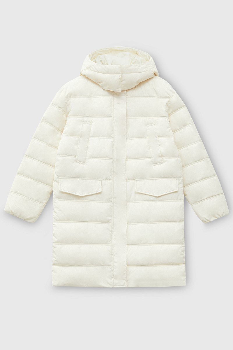 Утепленное пальто силуэта oversize, Модель FWC11055, Фото №9