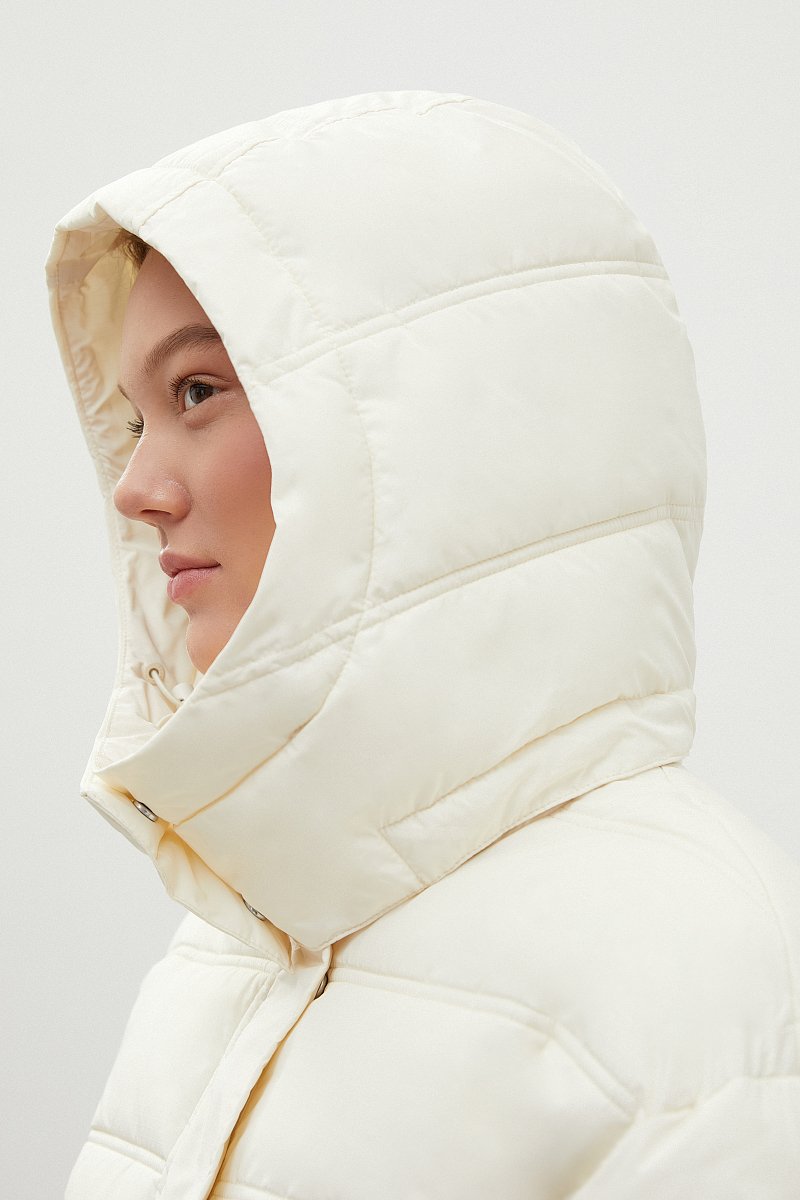 Утепленное пальто силуэта oversize, Модель FWC11055, Фото №8