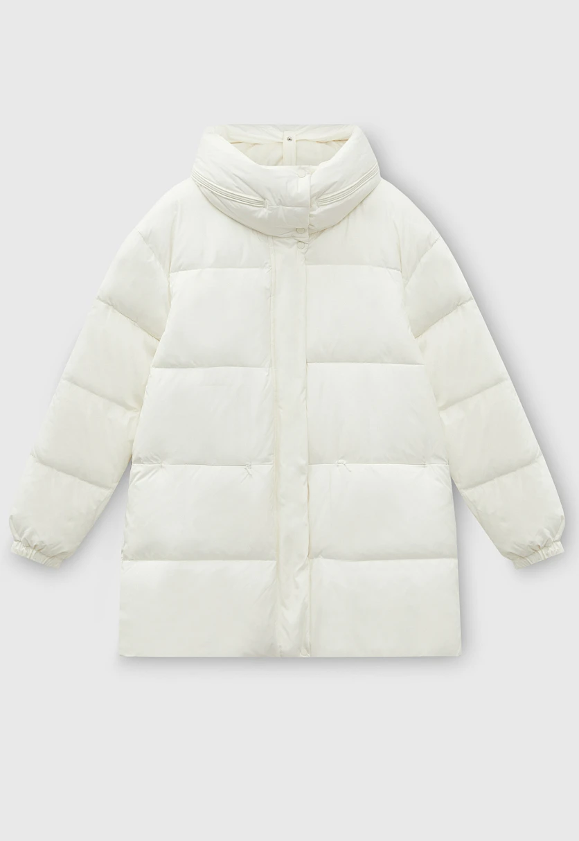Стеганый пуховик oversize силуэта, Модель FWC11021, Фото №9
