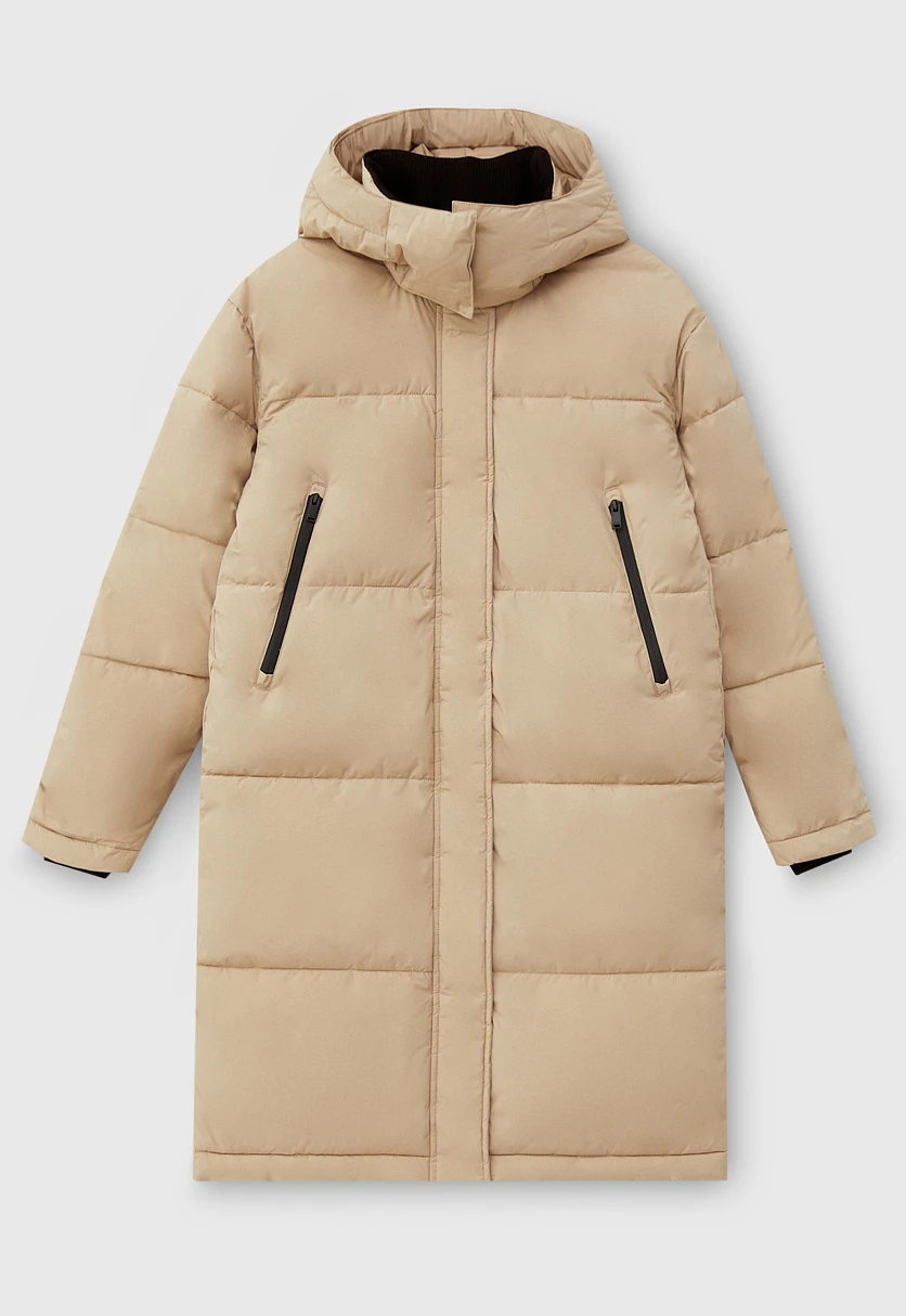 Стеганое утепленное пальто oversize силуэта, Модель FWC11046, Фото №9