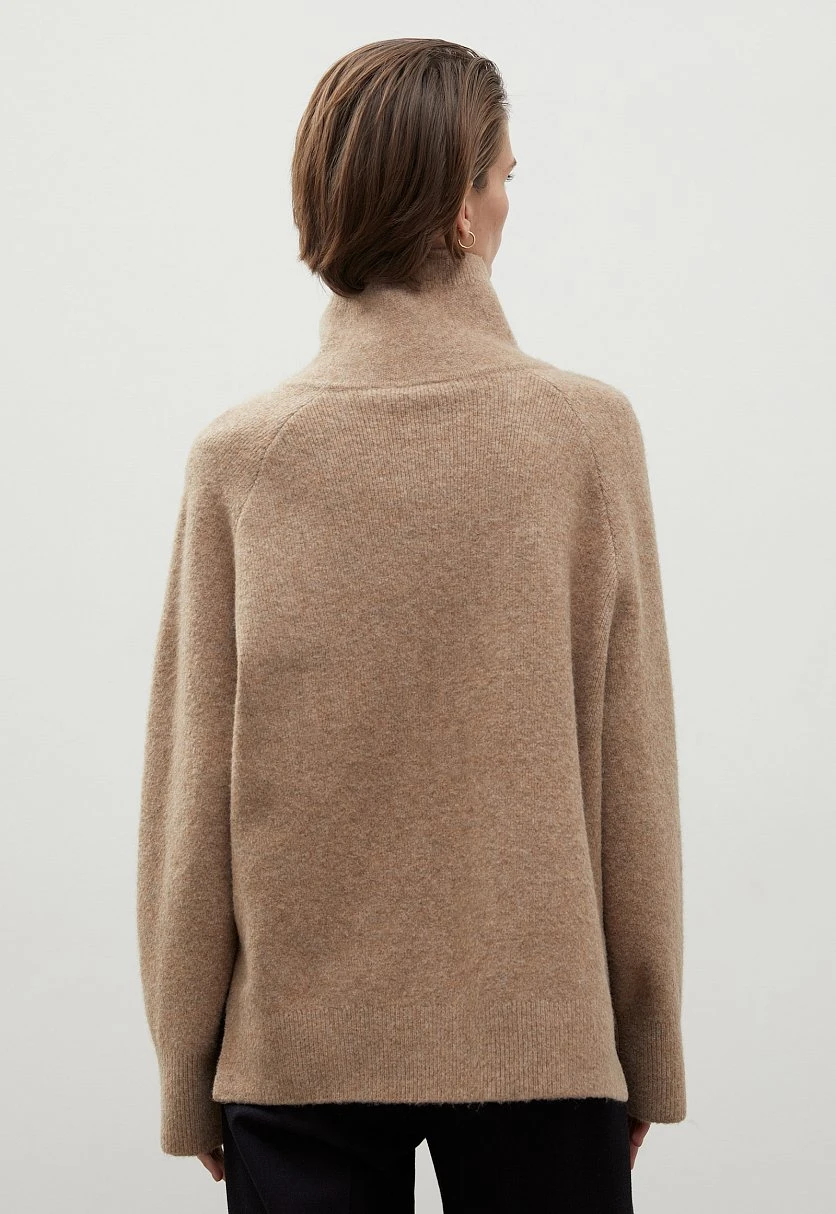 Свитер oversize силуэта с молнией, Модель FWC11114, Фото №5