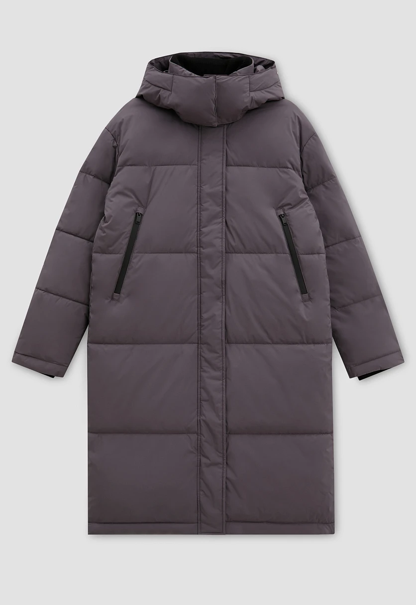 Стеганое утепленное пальто oversize силуэта, Модель FWC11046, Фото №9