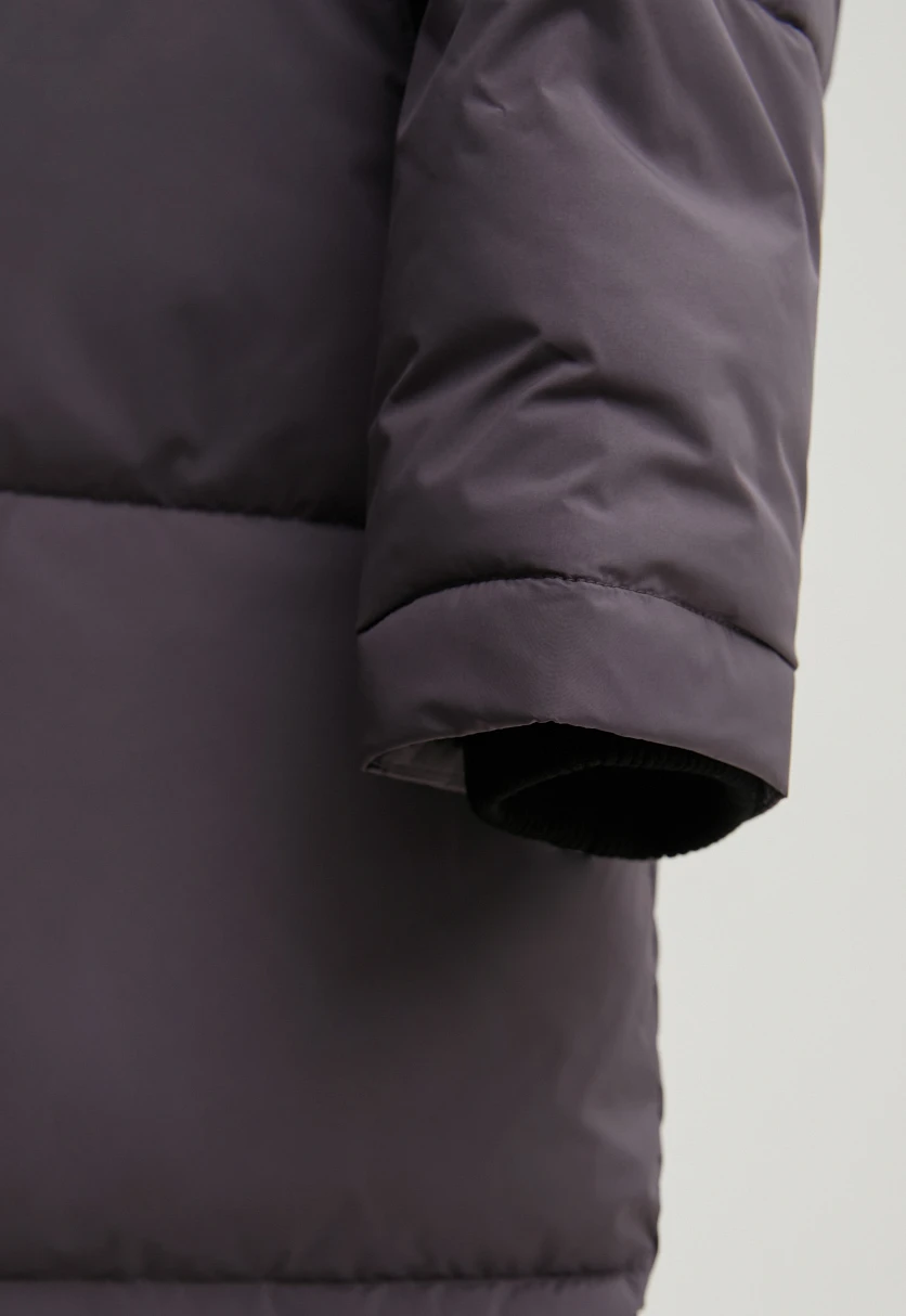 Стеганое утепленное пальто oversize силуэта, Модель FWC11046, Фото №7