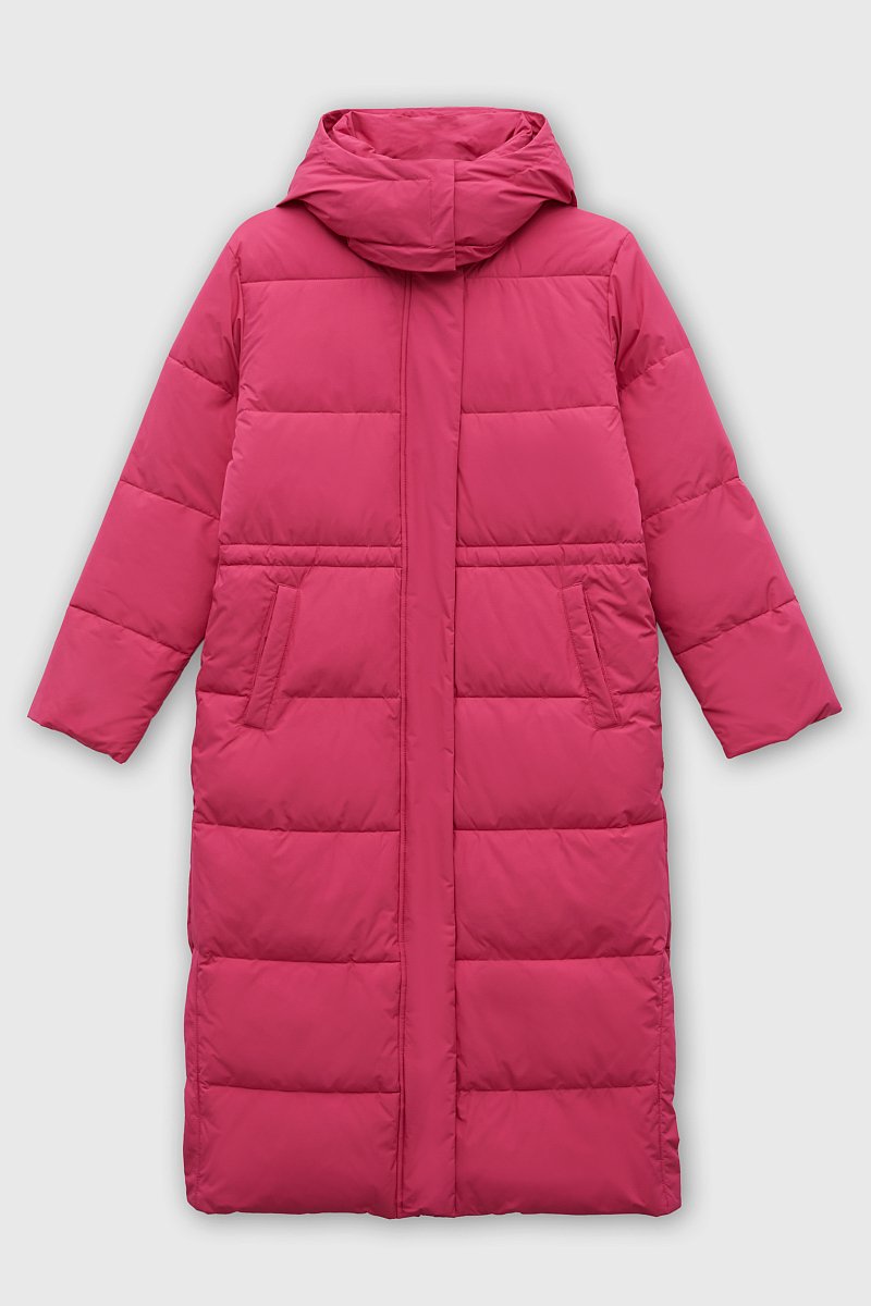 Утепленное пальто с талией на кулиске, Модель FWC11000, Фото №8