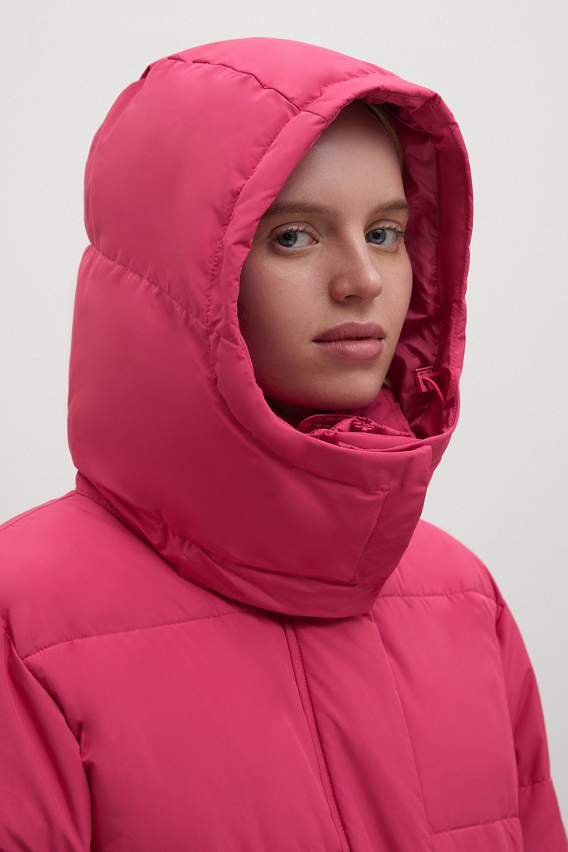 Утепленное пальто с талией на кулиске, Модель FWC11000, Фото №7