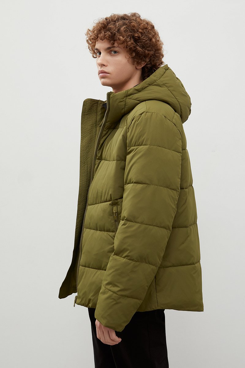 Стеганая куртка с капюшоном, Модель FWC21025, Фото №4