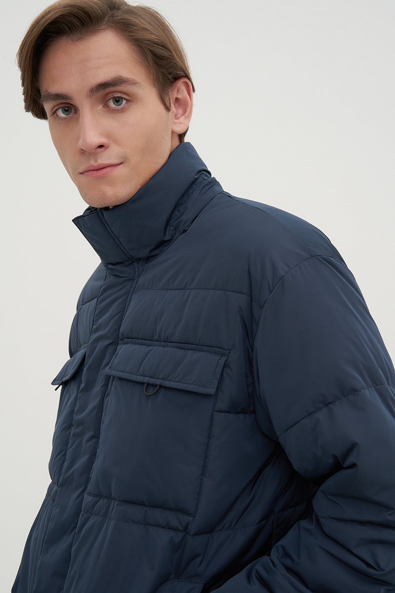 Куртка утепленная с воротником стойкой, Модель FWD21021, Фото №5