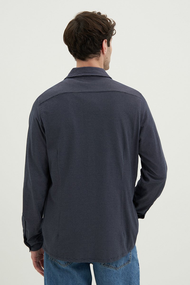 Рубашка (верхняя сорочка) трик. мужская, Модель FWD21053, Фото №4