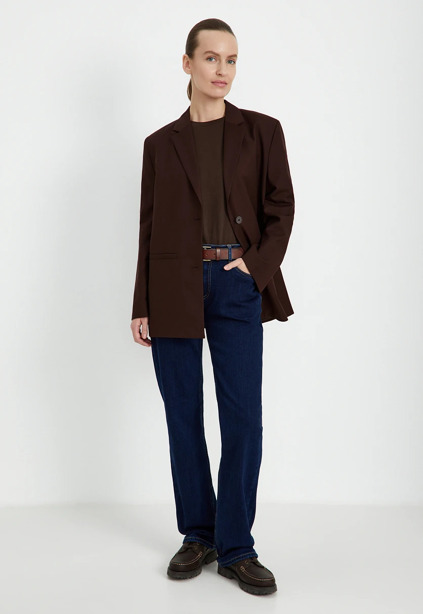 Утепленные джинсы straight fit женские, Модель FWD15000, Фото №2