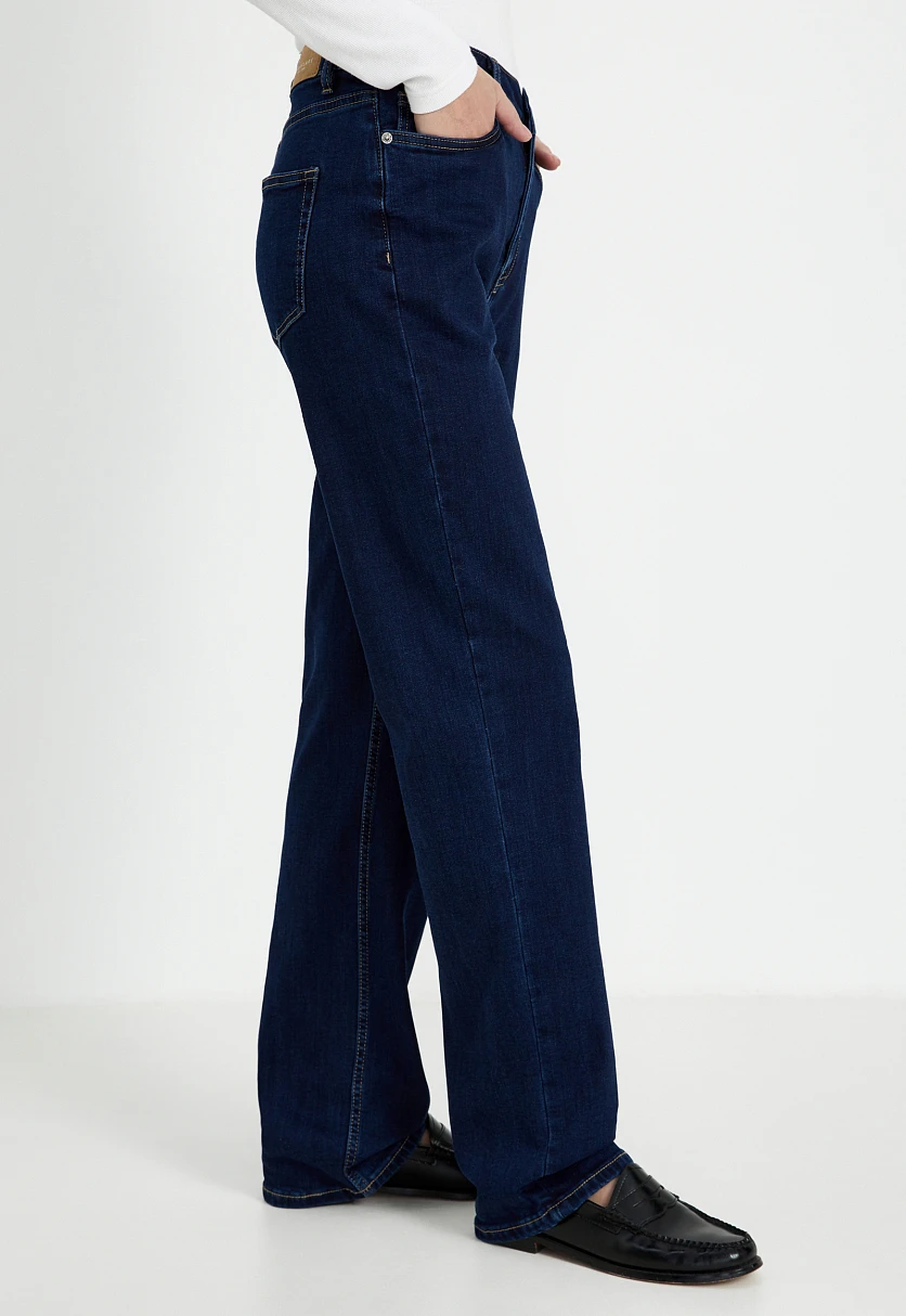 Утепленные джинсы straight fit женские, Модель FWD15000, Фото №3