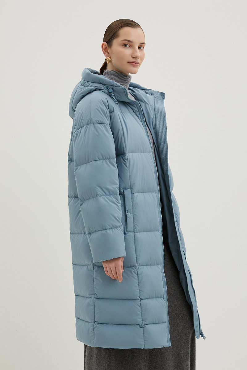 Пальто утепленное с утиным пухом, Модель FWD11082, Фото №4