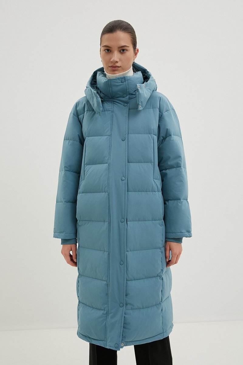 Пальто утепленное с утиным пухом, Модель FWD11017, Фото №1