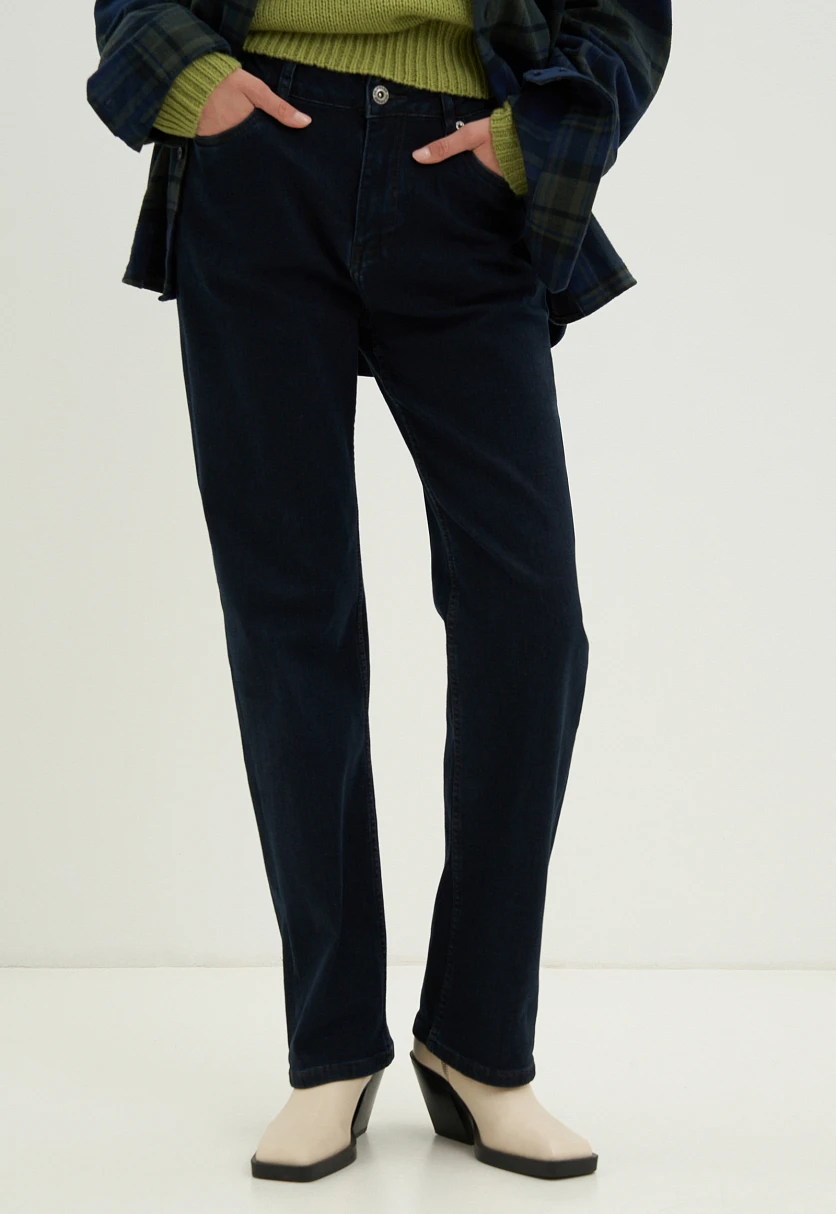 Утепленные джинсы straight fit женские, Модель FWD15000, Фото №2