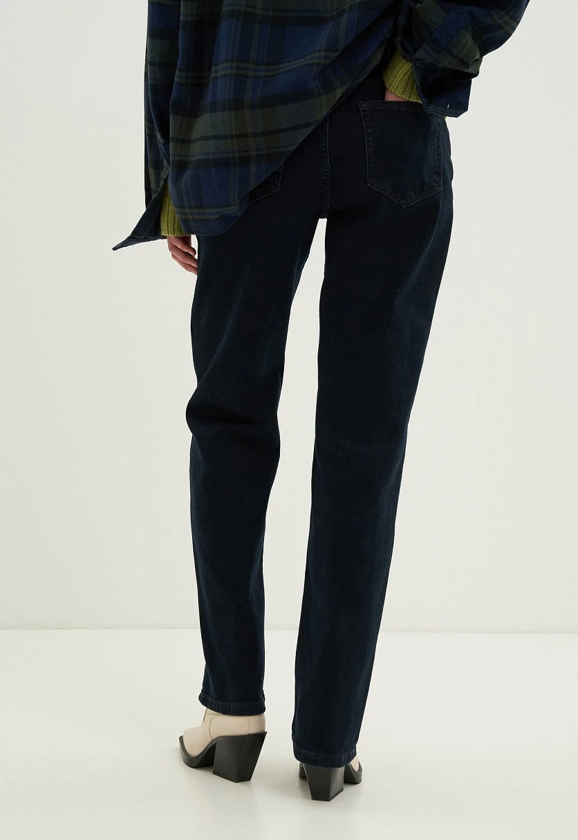 Утепленные джинсы straight fit женские, Модель FWD15000, Фото №4