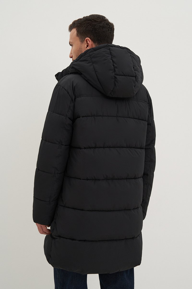 Пальто утепленное с воротником стойкой, Модель FWD21027, Фото №4