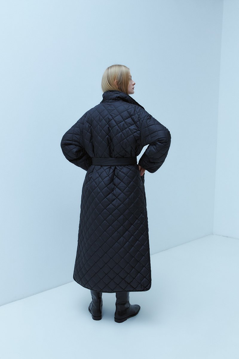 Стеганое утепленное пальто из капсулы Карины Нигай, Модель FWD51000, Фото №3