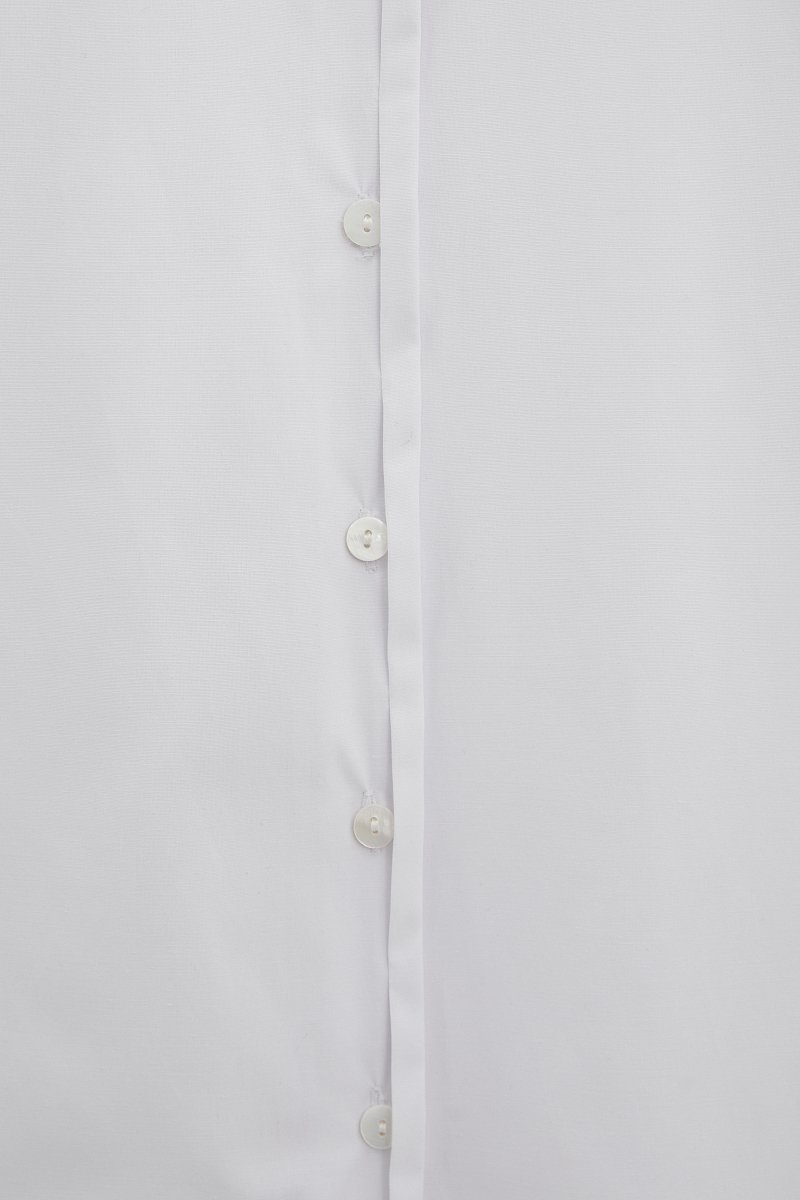 Рубашка свободного силуэта в рубчик, Модель FWD11093, Фото №7