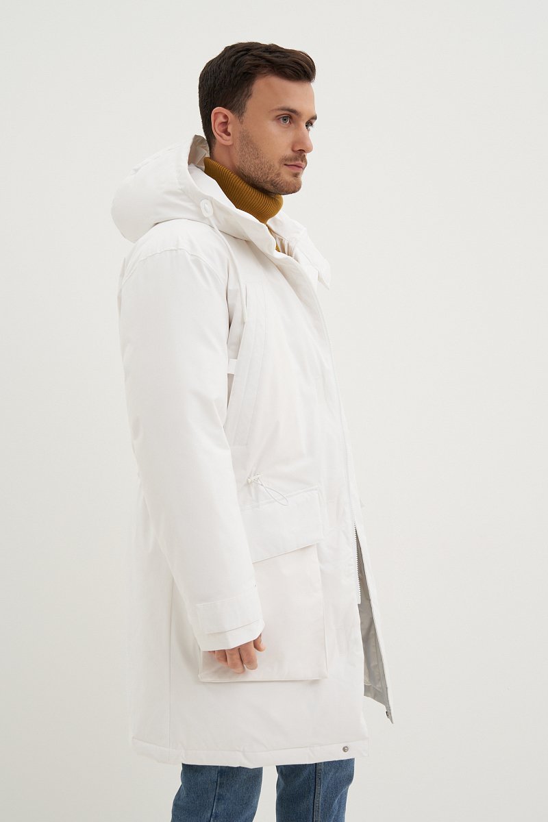 Пальто утепленное с утиным пухом, Модель FWD21057, Фото №3