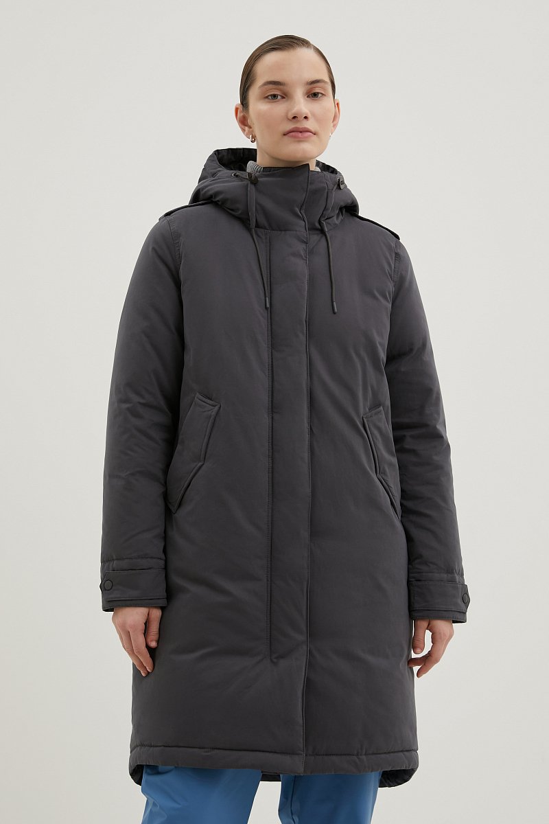 Пальто утепленное с утиным пухом, Модель FWD11021, Фото №1