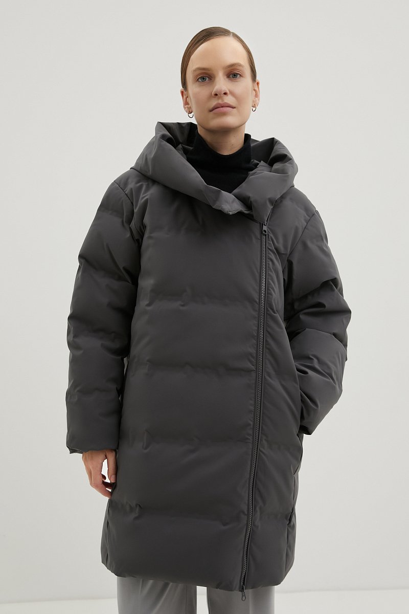Пальто утепленное с утиным пухом, Модель FWD11065, Фото №1