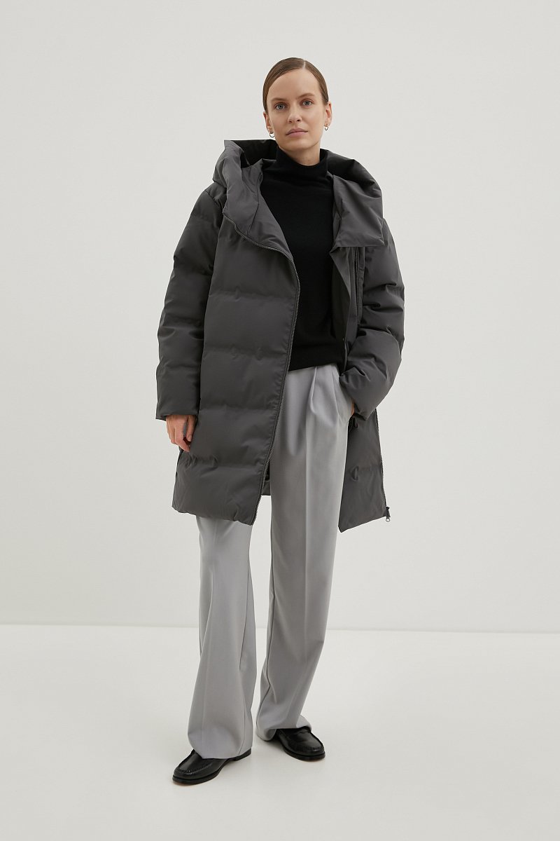 Пальто утепленное с утиным пухом, Модель FWD11065, Фото №2