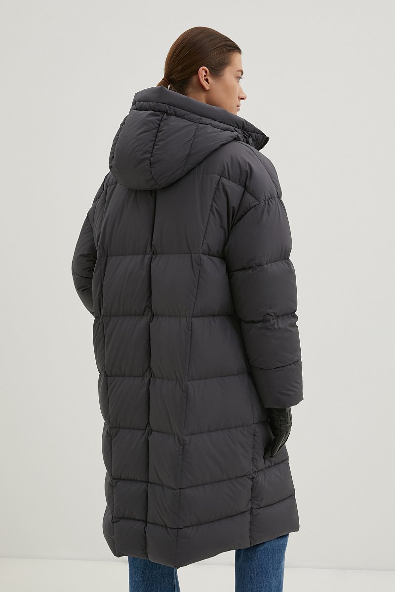 Пальто утепленное с утиным пухом, Модель FWD11082, Фото №4