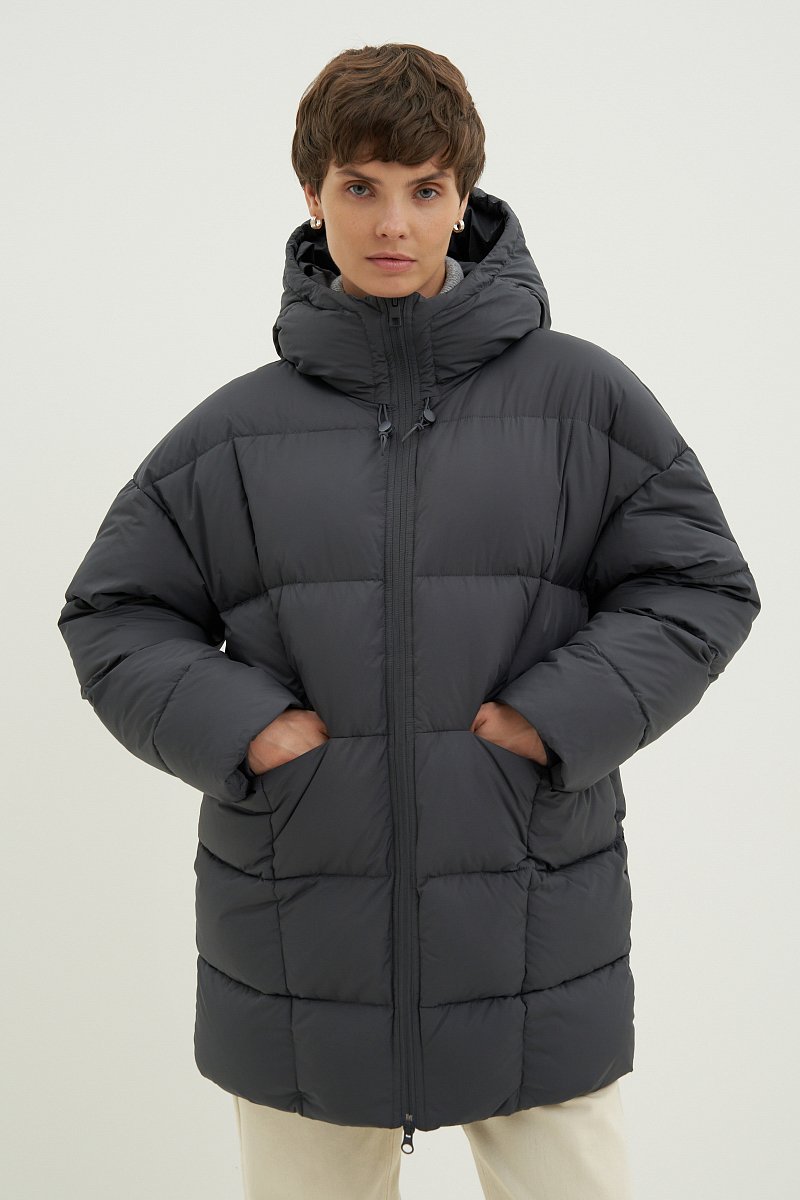 Куртка утепленная с утиным пухом, Модель FWD11083, Фото №1